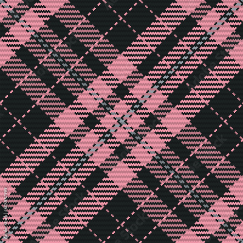 Seamless pattern of scottish tartan plaid. Repeatable background with check fabric texture. Vector backdrop striped textile print.
