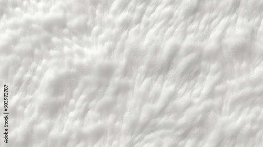 Obraz premium White Felt Fabric Texture Background - Textile Material - Generative AI