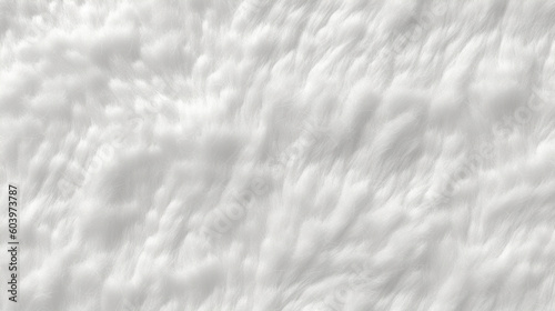 White Felt Fabric Texture Background - Textile Material - Generative AI
