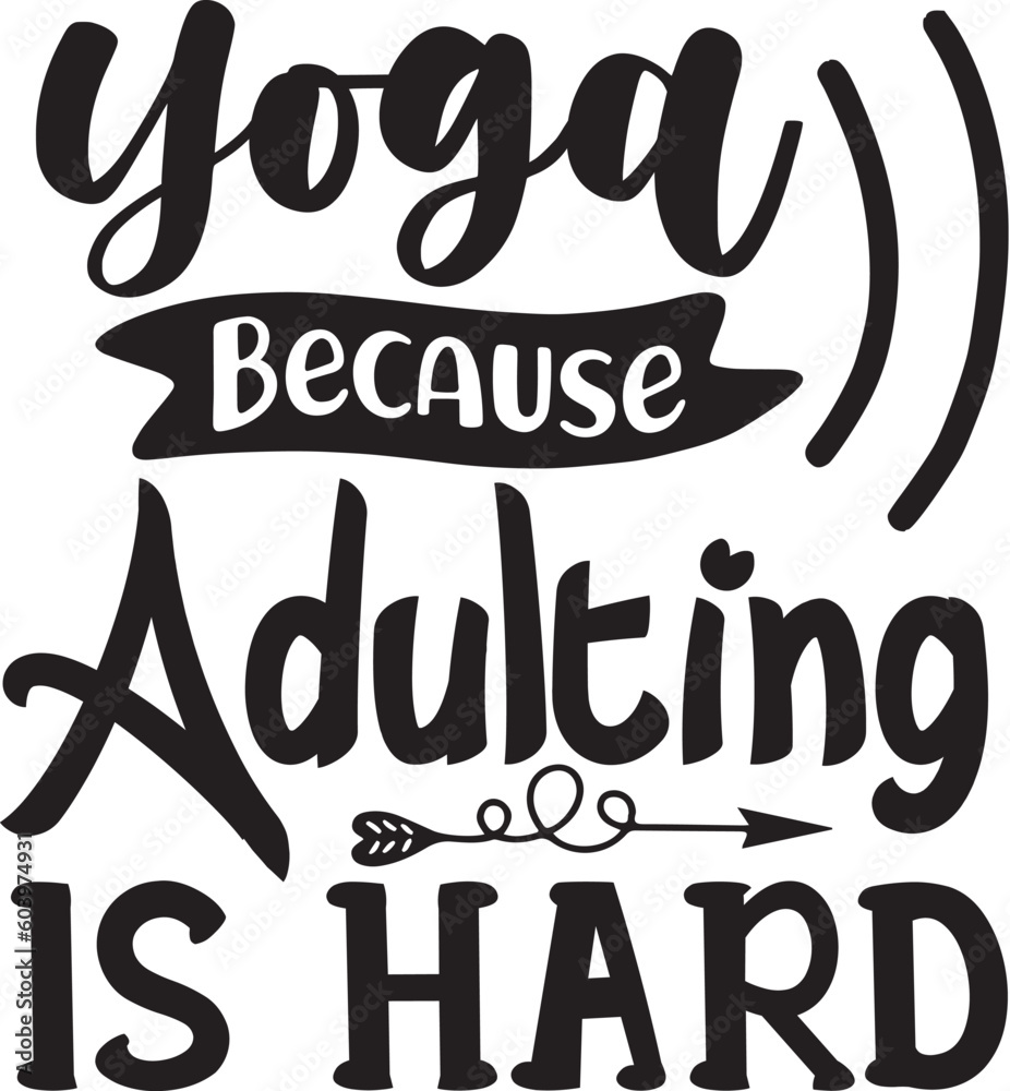 Obraz premium yoga svg