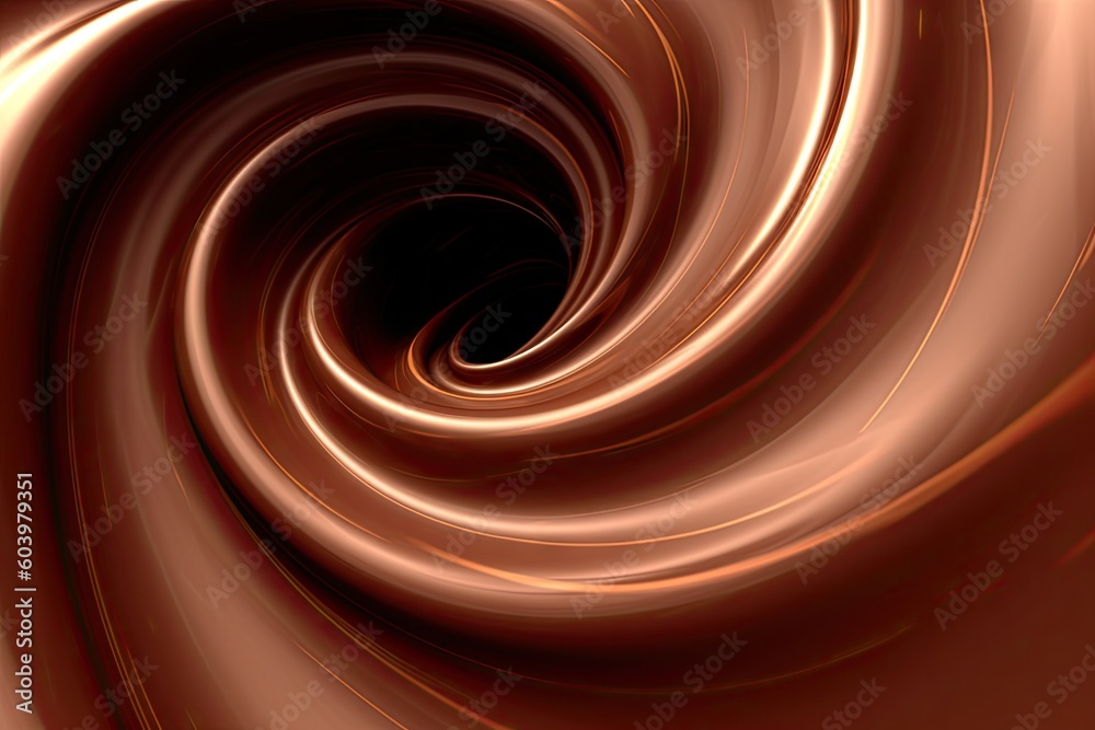 Sensational Cocoa. Chocolate Waves in Abstract Background. Generative AI illustrations. Sensational Cocoa. Chocolate Waves in Abstract Background. Generative AI illustrations.