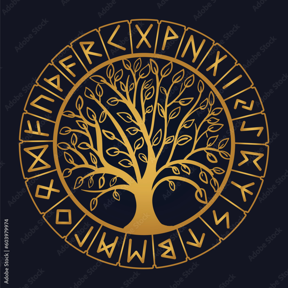 Tree of Life , Yggdrasil vector
Tree of Life , Yggdrasil vector