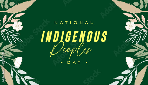 Indigenous Peoples Day, Holiday National concept