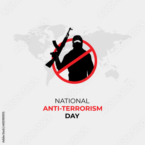 Anti-Terrorism Day Creative Abstract Design. 21 may national anti terrorism day. vector illustration. background, banner, poster and card.