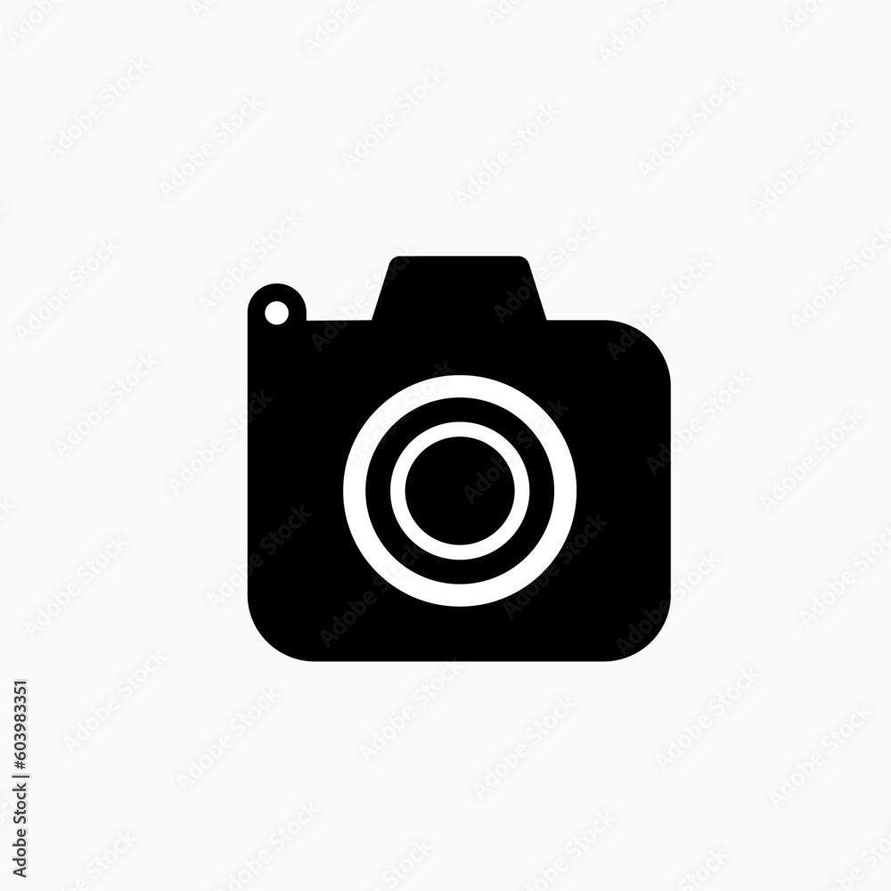 Camera Icon. Photography , Photographer Symbol for Design, Presentation, Website or Apps Elements - Vector.       