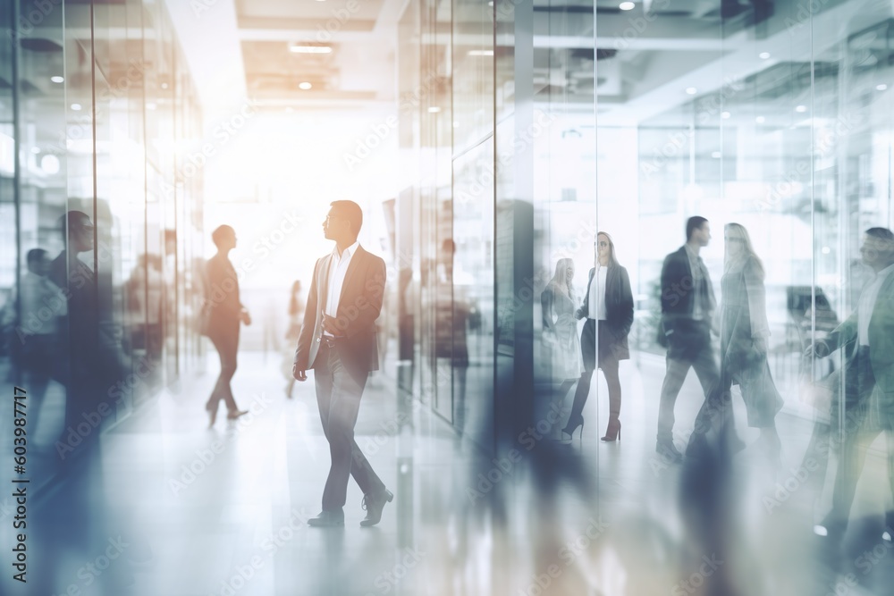 Dynamic Bustle in Modern Office.
Generative AI Dynamic Bustle in Modern Office.
Generative AI