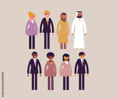 Business people set