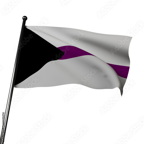 Demisexuality Flag: Embracing Connection and Attraction (ID: 603994116)