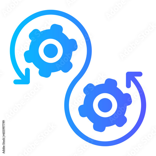 devops gradient icon