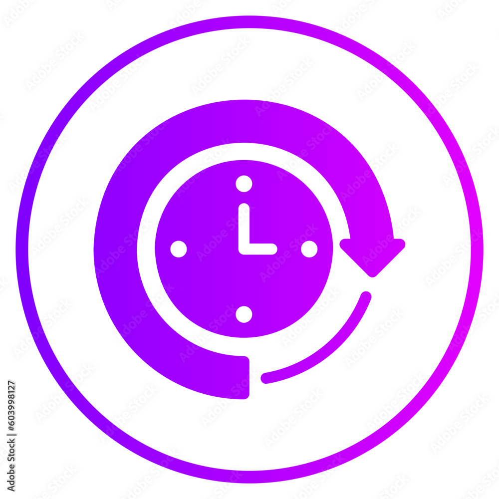 time gradient icon time gradient icon