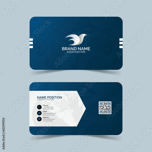 Clean style modern business card template