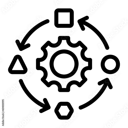 management line icon