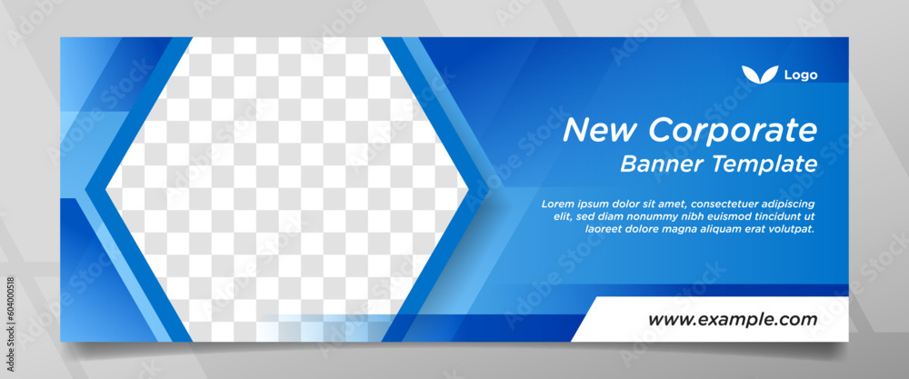 Fototapeta premium New Corporate Banner Design