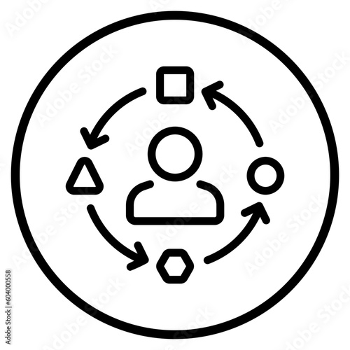 adaptation line icon