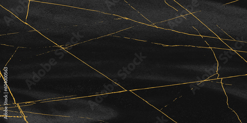 Dark marble in golden and black pattern texture for design, patterned detailed structure of Gold Russia dark gray marble texture background for product design.
