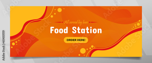 Food Station Banner Design