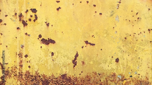 old rusty texture plate yellow © riko