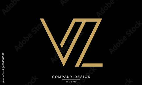 VZ, ZV, Abstract Letters Logo Monogram photo