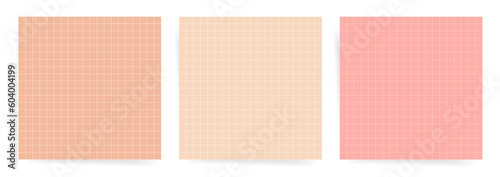 Minimal checkered seamless patterns, vintage aesthetic backgrounds, country checkerboard texture. Retro natural fashion textile print, retro background with white grid tile vector pattern set.