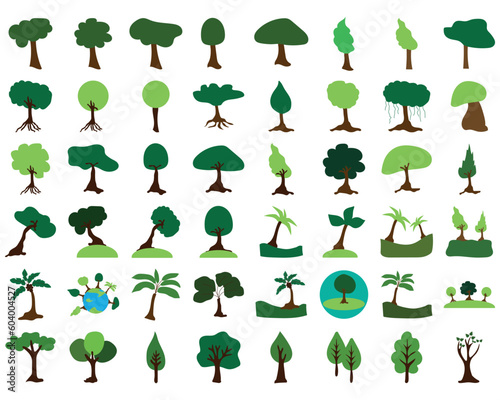 Tree Illustration, suitable to be used as an additional element in your design
