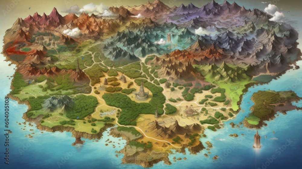 Fantasy Landscape Game Art
