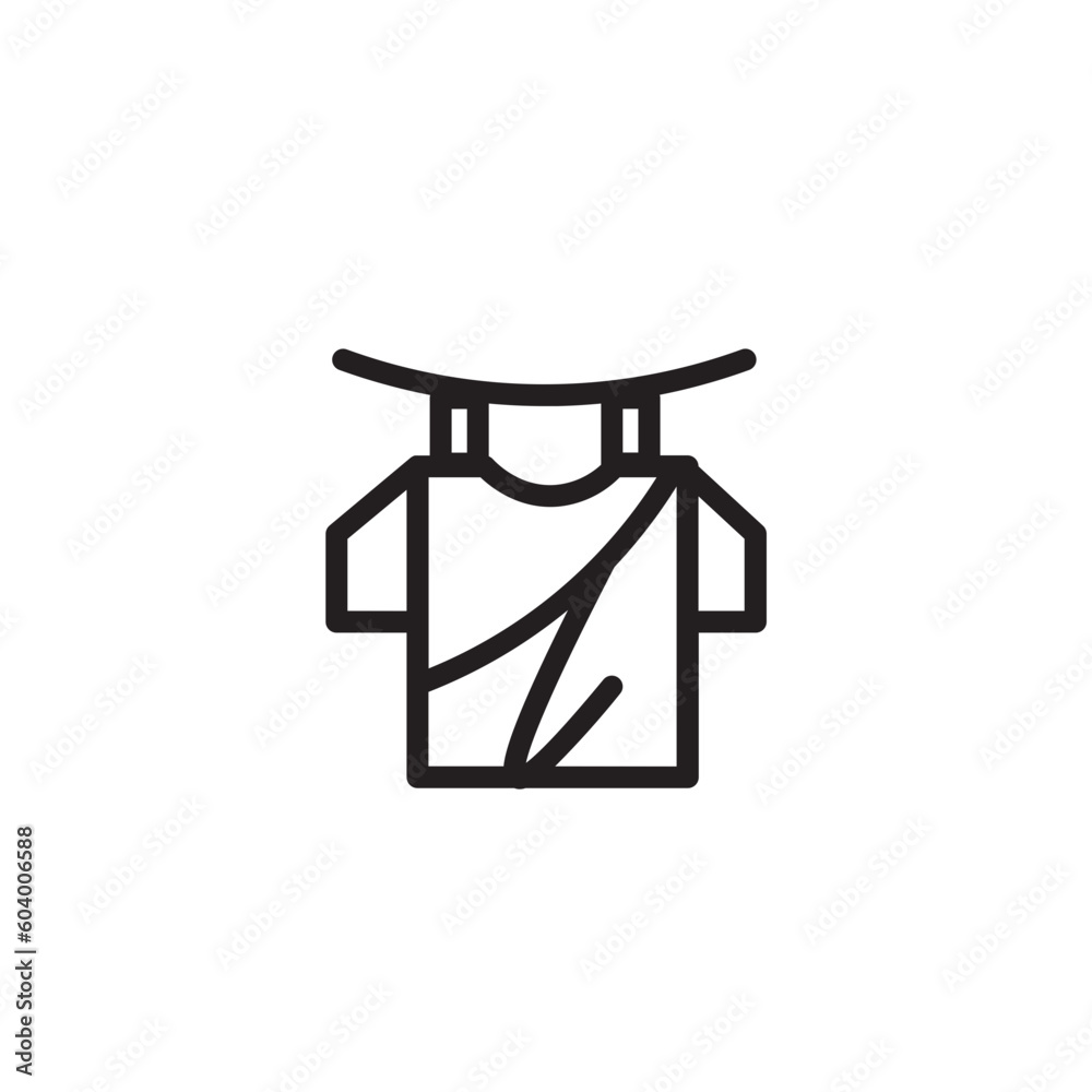 Clothes Fashion Skirt Outline Icon