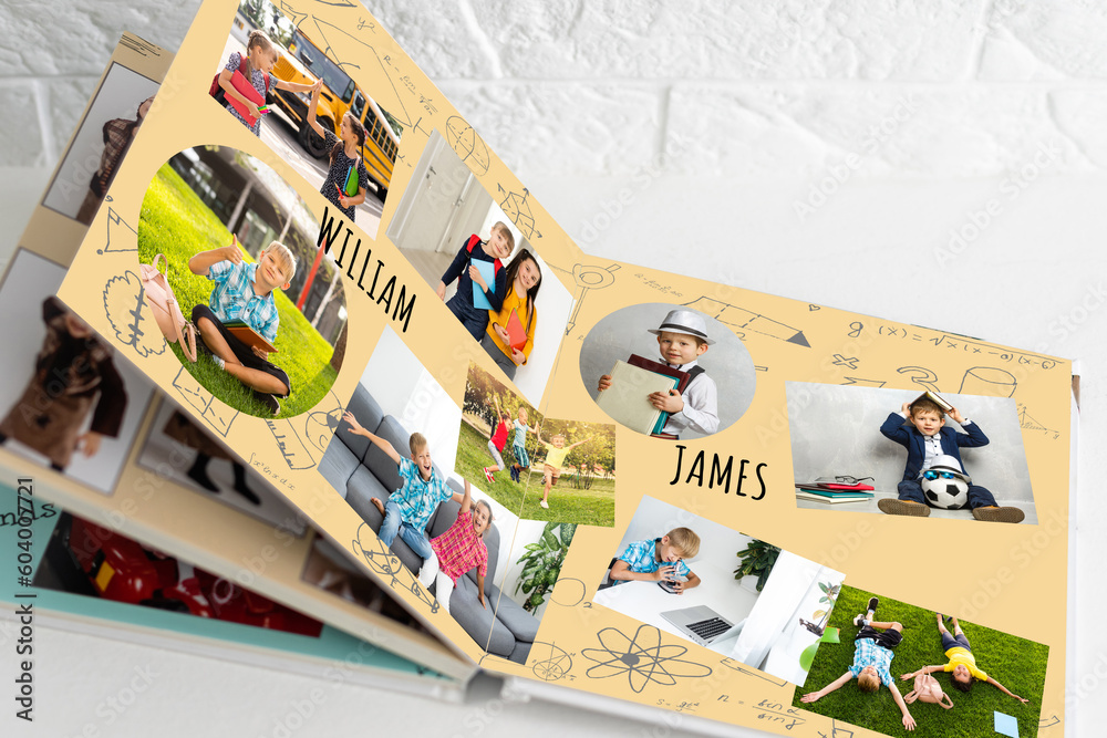 Fototapeta premium graduation album, photo book, image stories