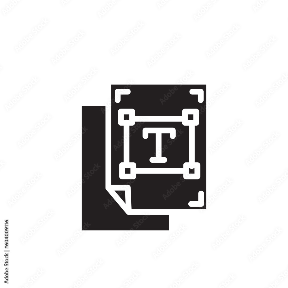 Text Font Edit Icon Text Font Edit Icon