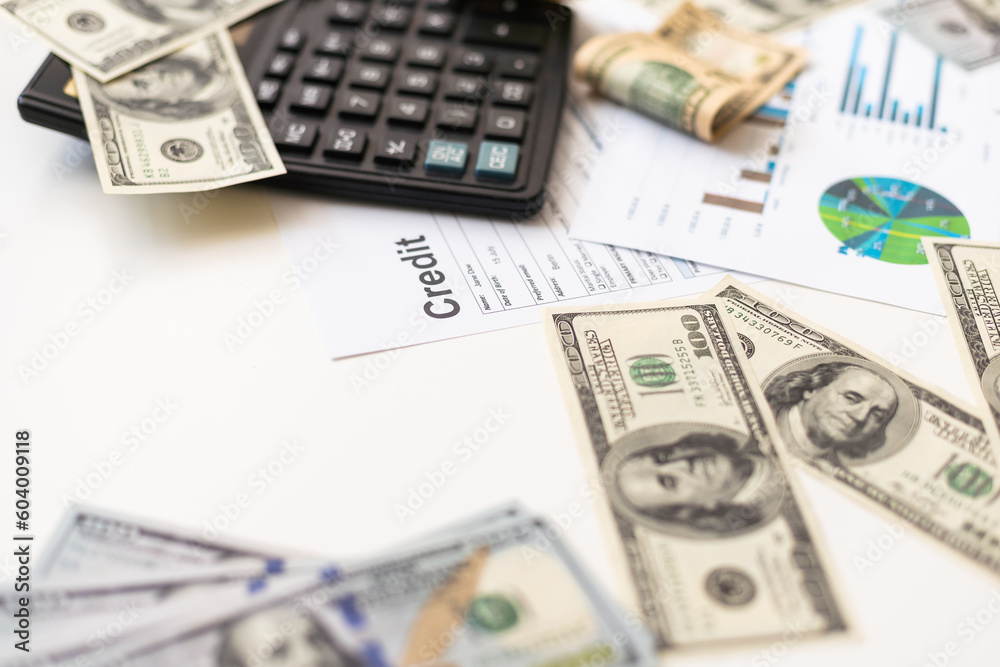 individual tax return. Fill out the US individual tax return form and american dollars calculator concept. individual tax return. Fill out the US individual tax return form and american dollars calculator concept.