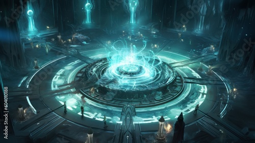 Explore the fusion of advanced technology and arcane magic within the game's universe