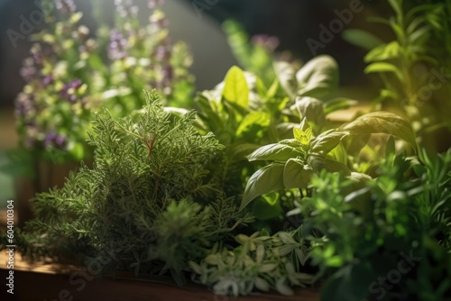 various herbs