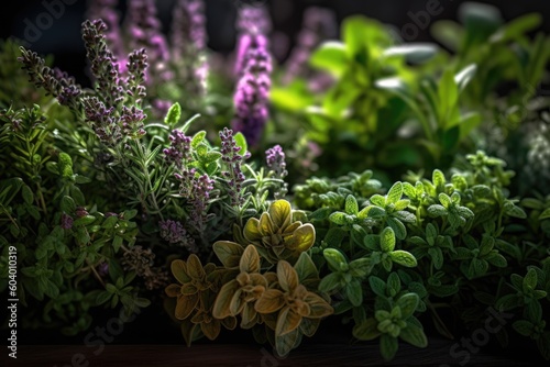 various herbs