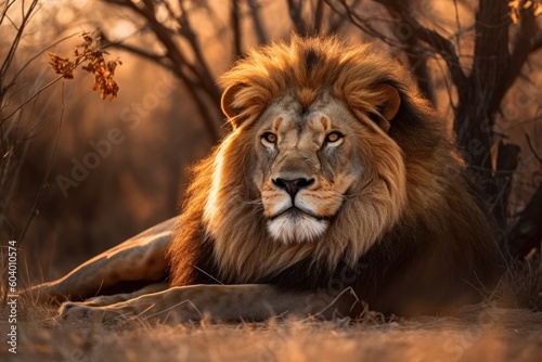 lion in the wild © Michal Sarna