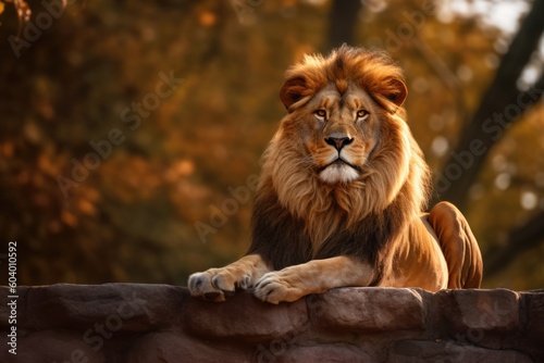 lion in the wild