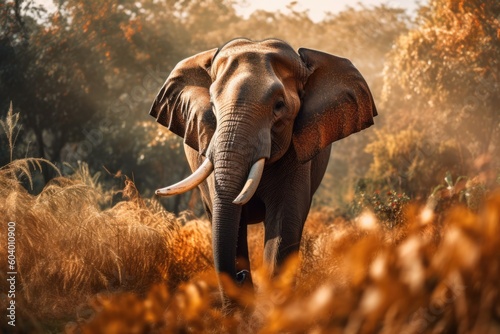 elephant in the wild
