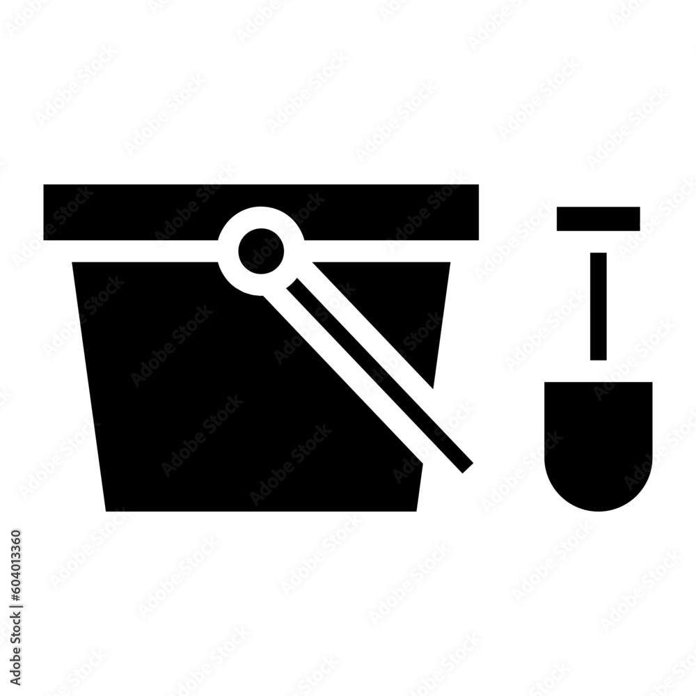 sand bucket glyph sand bucket glyph