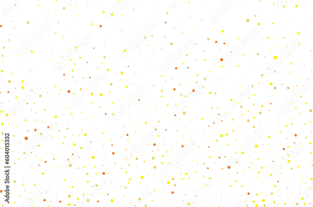 Festival pattern with color round glitter, confetti. Random, chaotic polka dot. Bright background  for party invites, wedding, cards, phone Wallpapers. Vector illustration. Typographic design.
