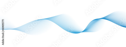 blue and white abstract background with flowing particles. Digital future technology concept. Abstract white paper wave background and abstract gradient and blue wave curve lines. 