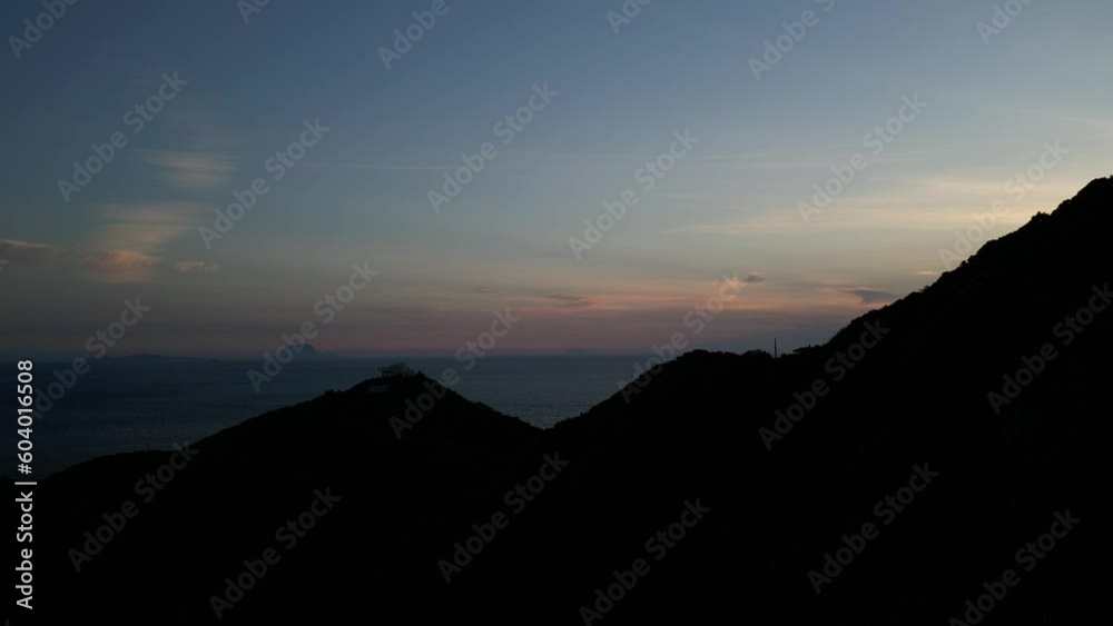 夕暮れの佐多岬 ドローン空撮 夕暮れの佐多岬 ドローン空撮