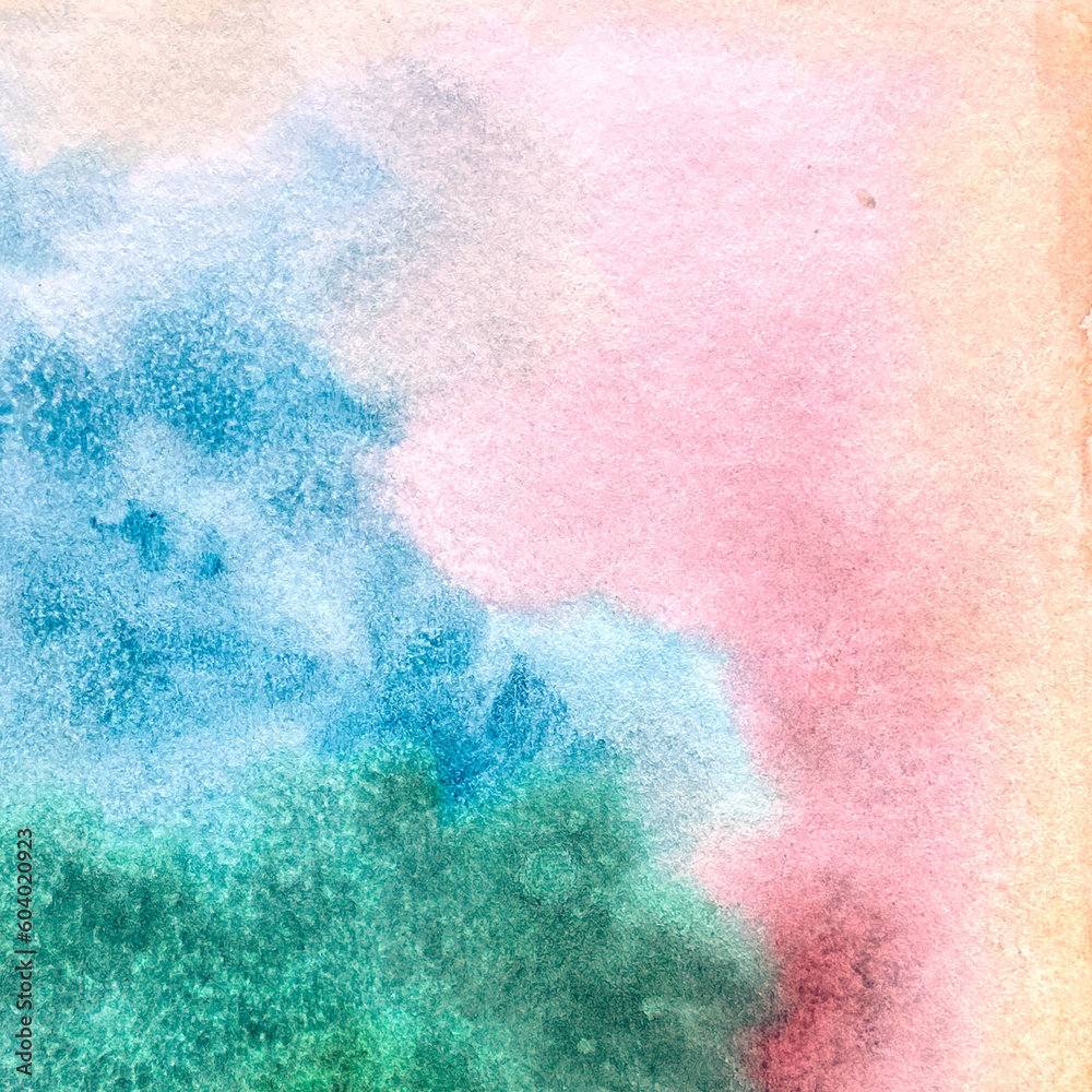 Watercolor colorful splash abstract background quality illustration