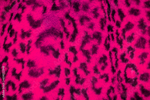 Pink Leopard animal print, fur texture or background