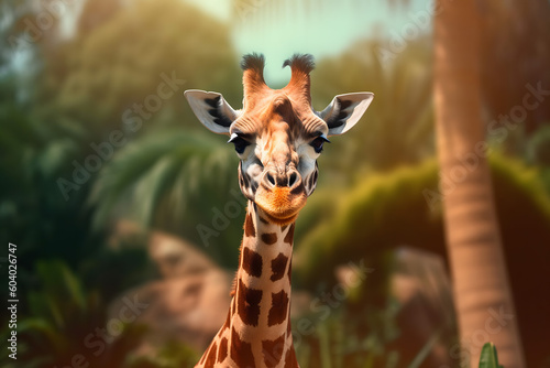 close up exotic animal in natural habitat © fadi