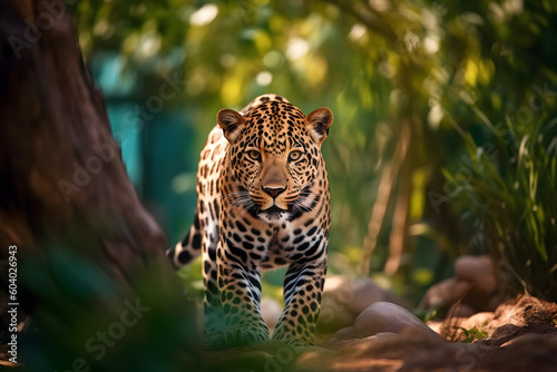 Fototapeta Naklejka Na Ścianę i Meble -  close up exotic animal in natural habitat