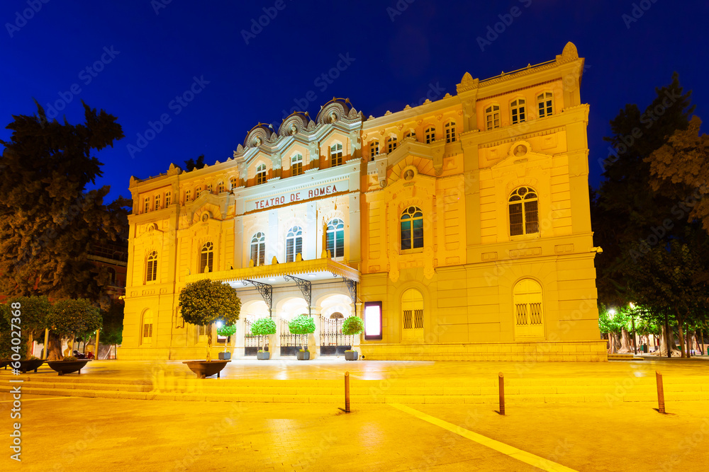 Romea theater or Teatro de Romea in Murcia