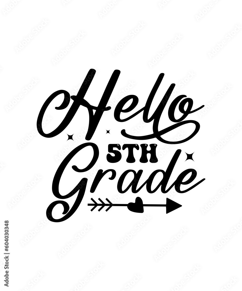 Back To School SVG Bundle, First Day Of School, Hello Retro, 1st Day Of School, Teacher Svg, Pencil Svg, Cricut & Silhoutte, Png Sublimation,Back to School SVG Bundle