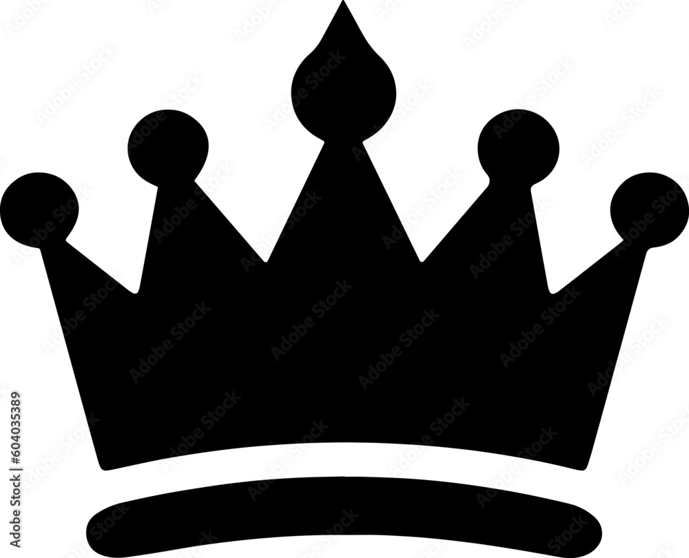 Crown Icon in trendy flat style isolated on white background. Crown symbol for your web site design logo. Crown Icon in trendy flat style isolated on white background. Crown symbol for your web site design logo.