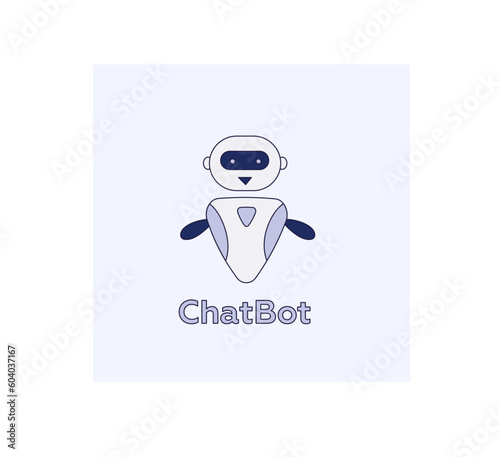 white robot or chat gpt bot with artificial intelligence 