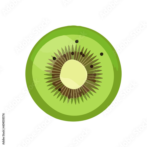 kiwi fruit isolated on white background