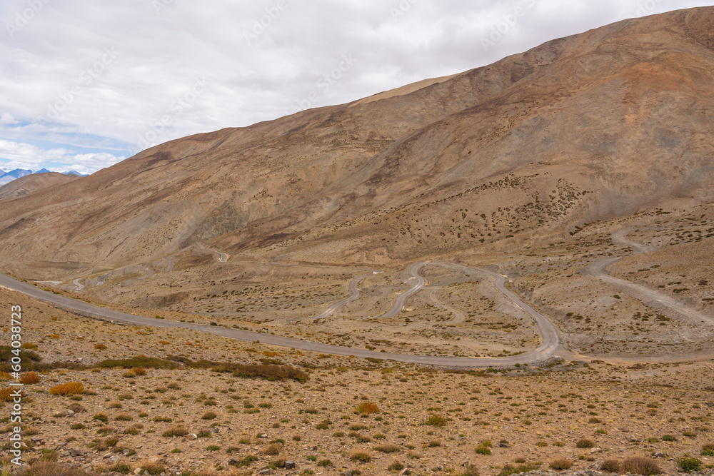 Thato La mountain pass, This is the pass on the way from Pangong lake to Moriri Lake, Ladakh, India