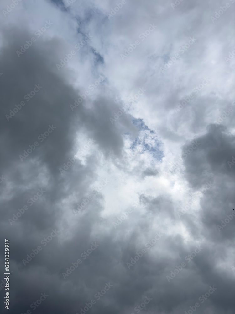 Rainy weather. Sky covered with dark rain clouds Rainy weather. Sky covered with dark rain clouds